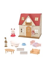 Calico Critters Red Roof Cozy Cottage Starter Home