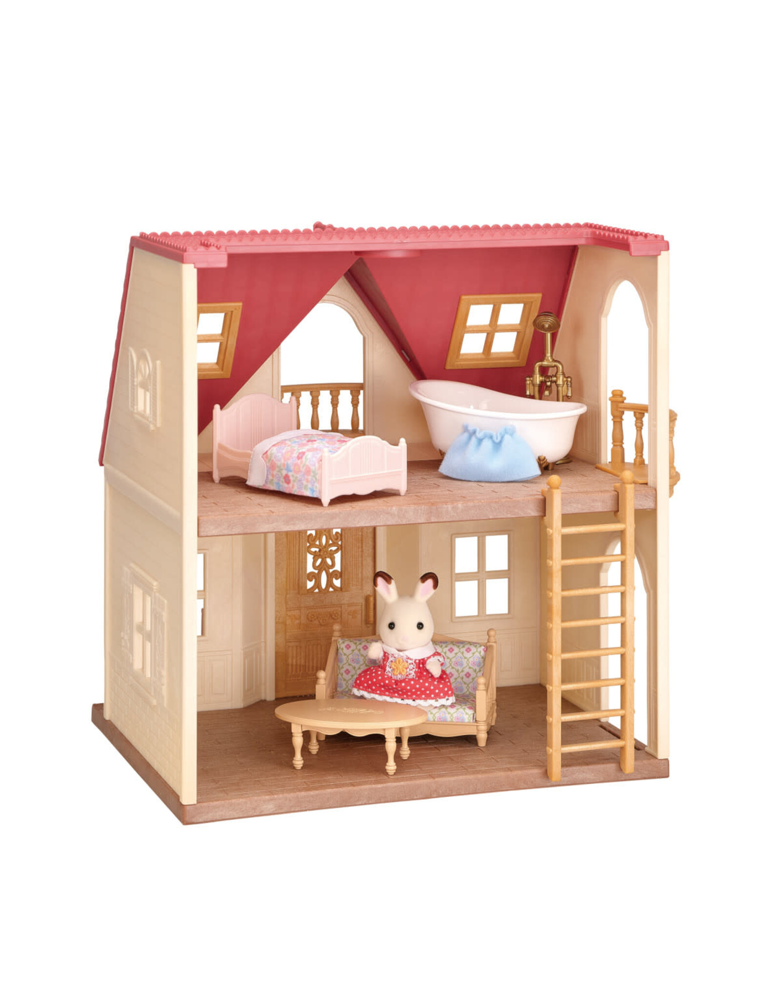 Calico Critters Red Roof Cozy Cottage Starter Home