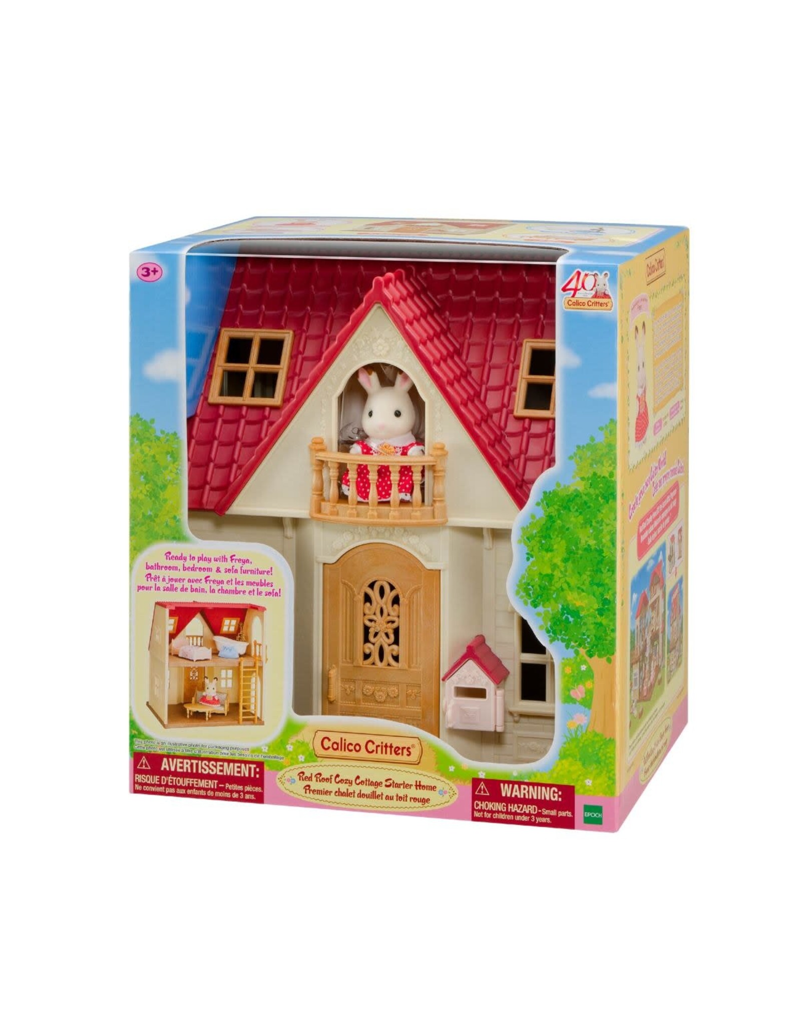 Calico Critters Red Roof Cozy Cottage Starter Home