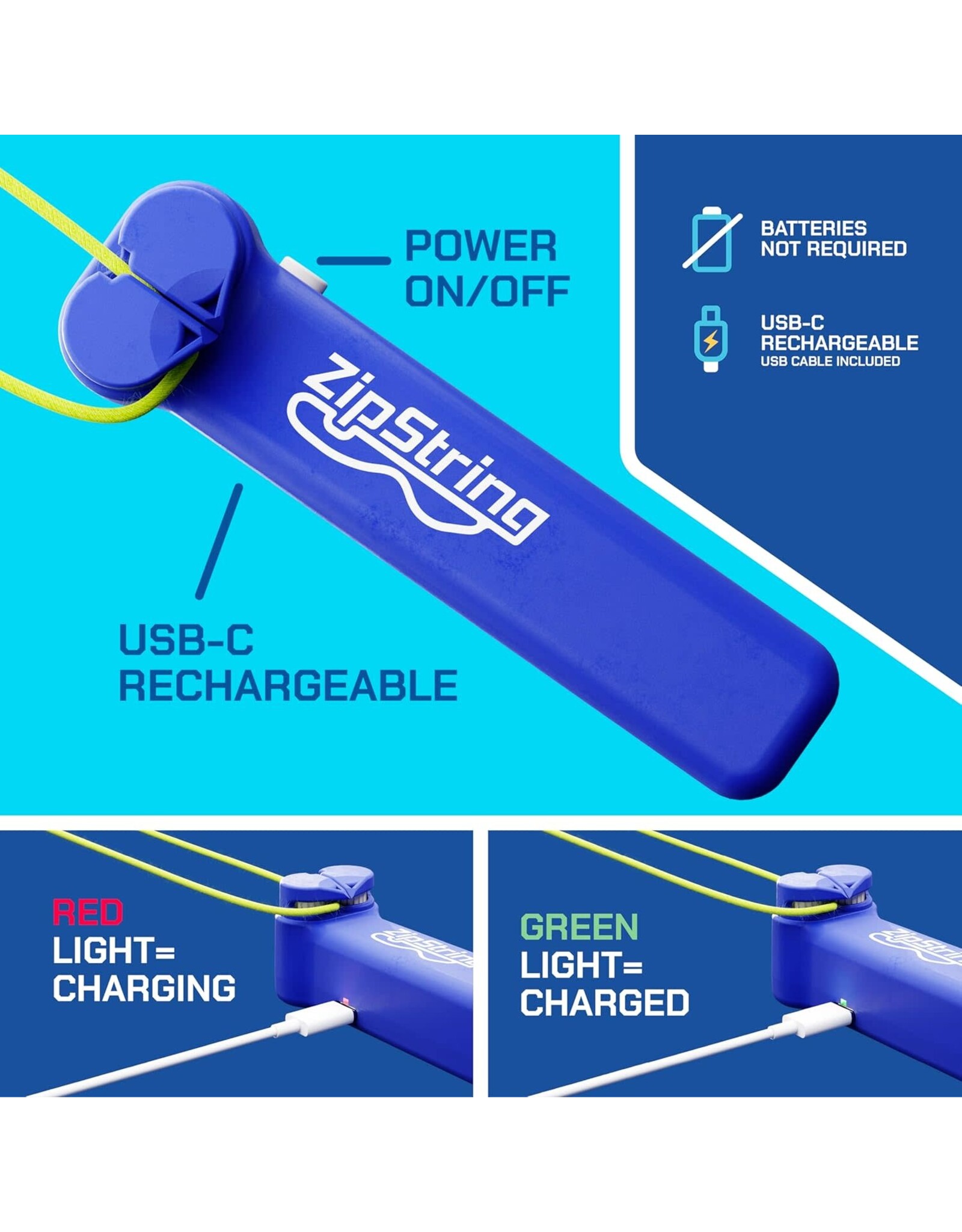 ZipString Blue