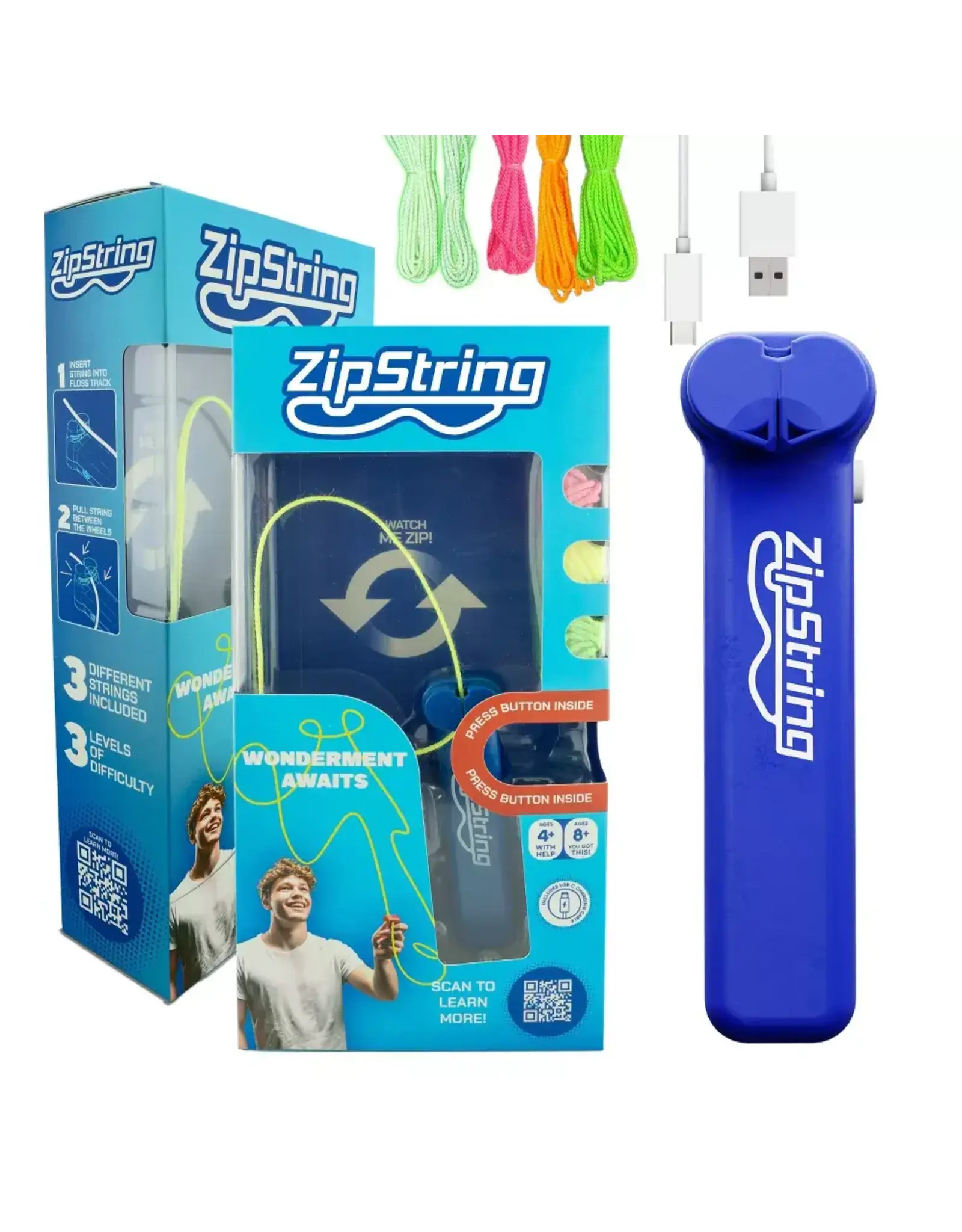 ZipString Blue
