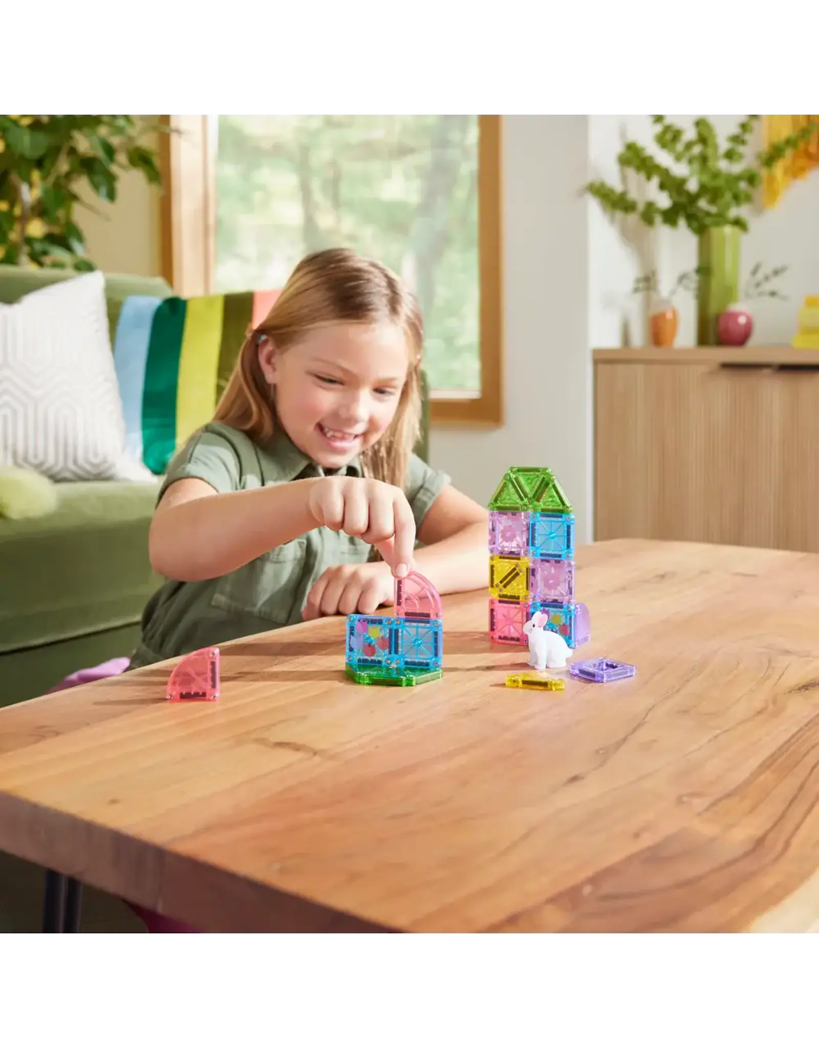 Magna-Tiles microMAGS Spring Garden Travel Set 24pcs