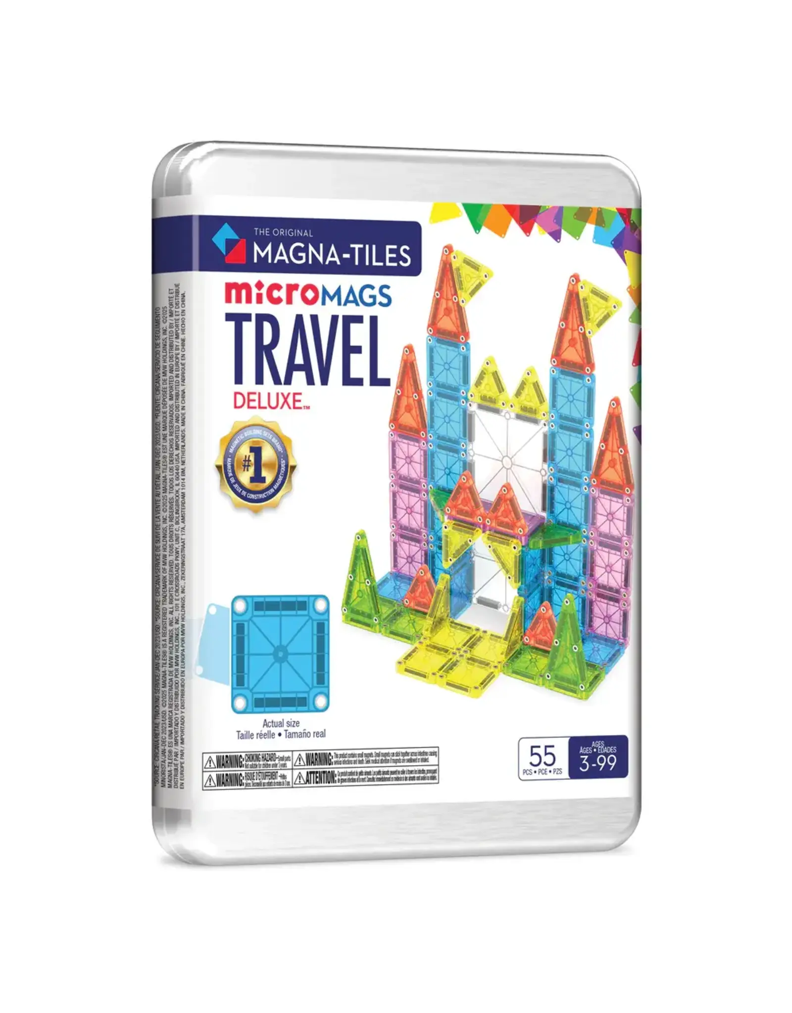 Magna-Tiles microMAGS Travel Set Deluxe 55pcs