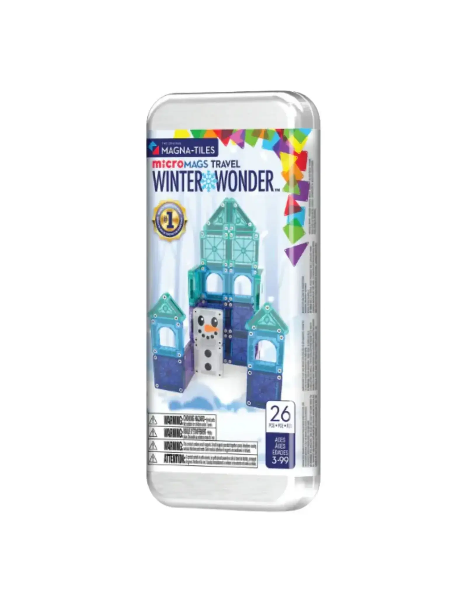Magna-Tiles microMAGS Winter Wonder Travel Set 26pcs