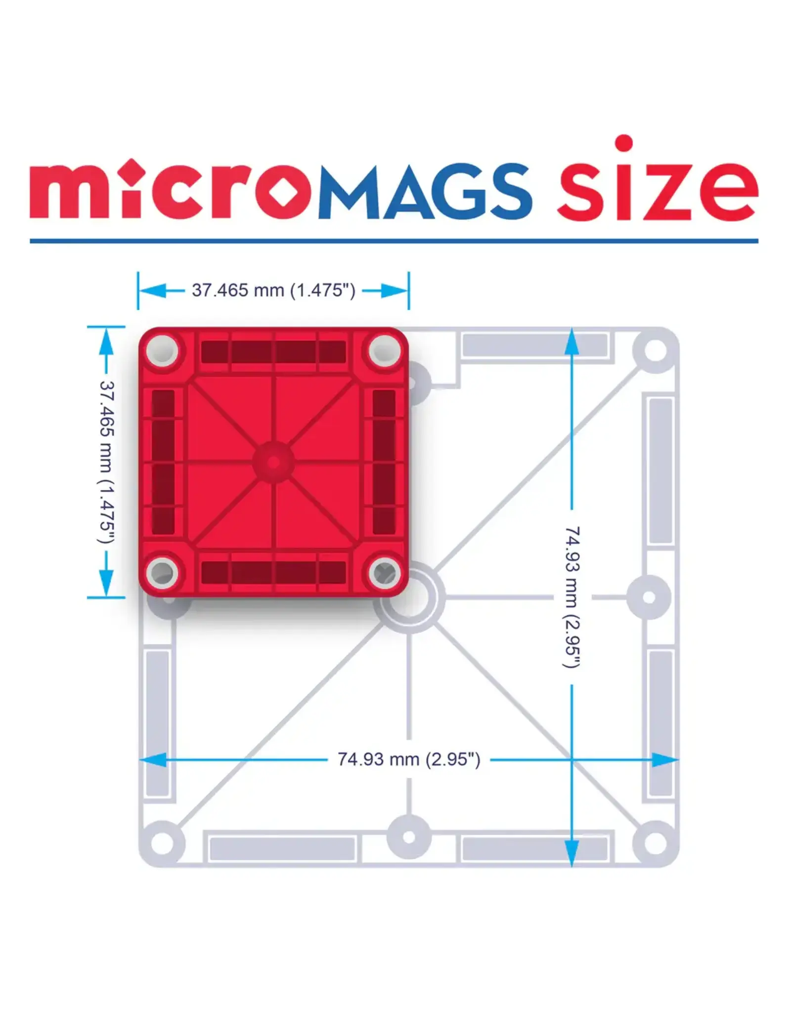Magna-Tiles microMAGS Travel Set 26pcs