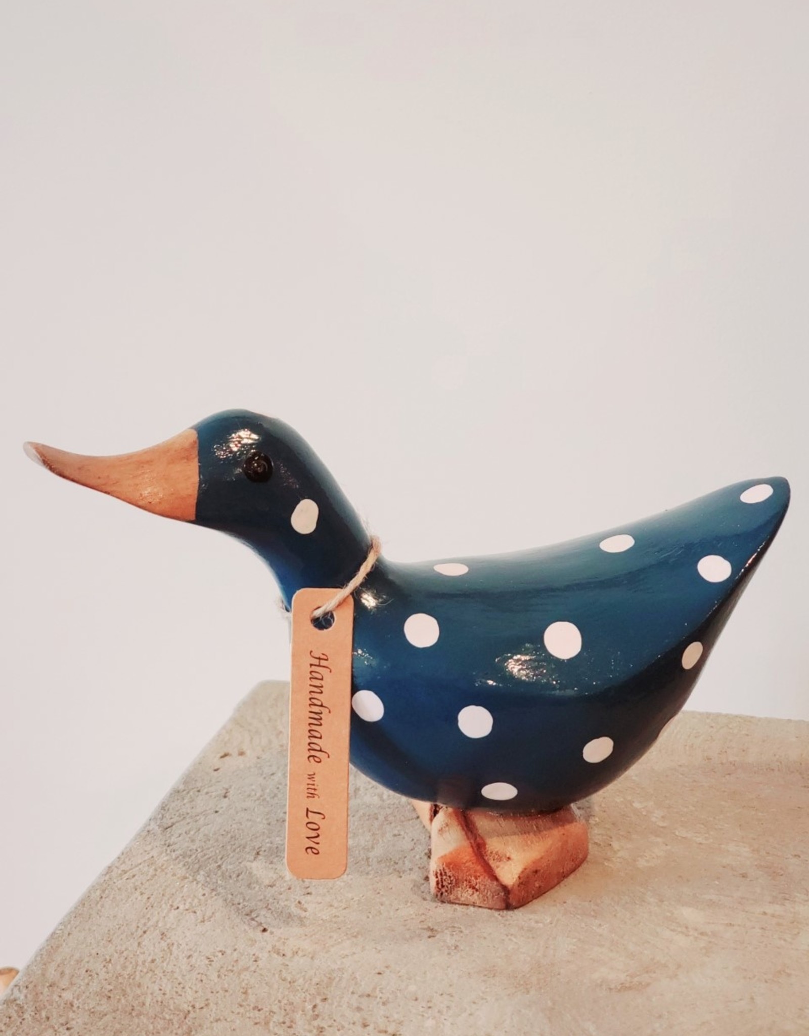 Bamboo Root Small Navy Duck