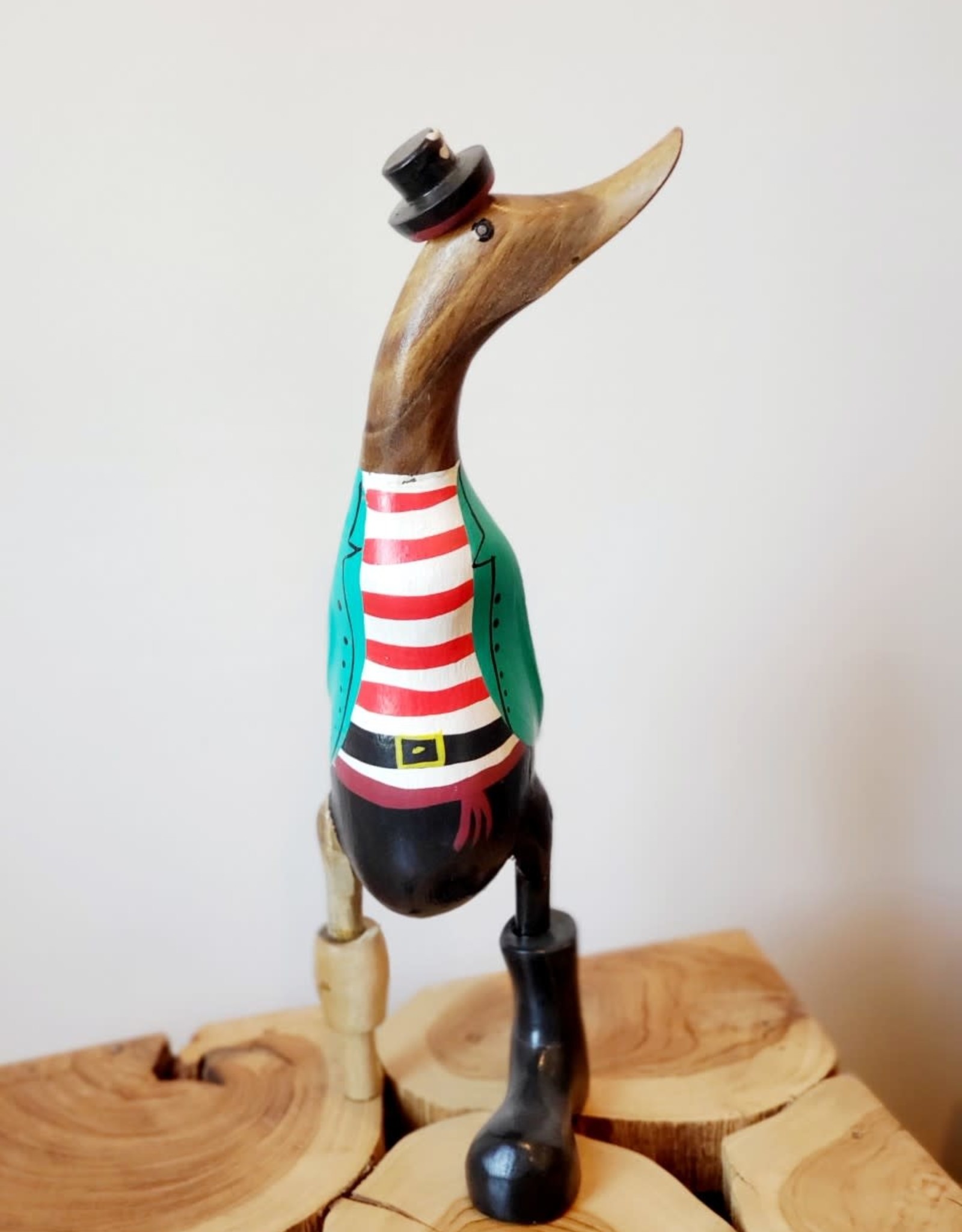 Bamboo Root Pirate Duck