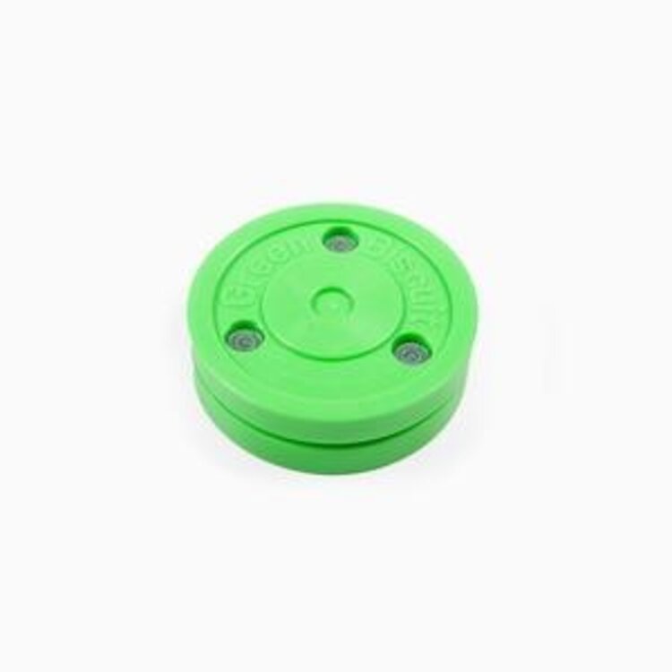 BLUE SPORTS GREEN BISCUIT STICKHANDLING PUCK