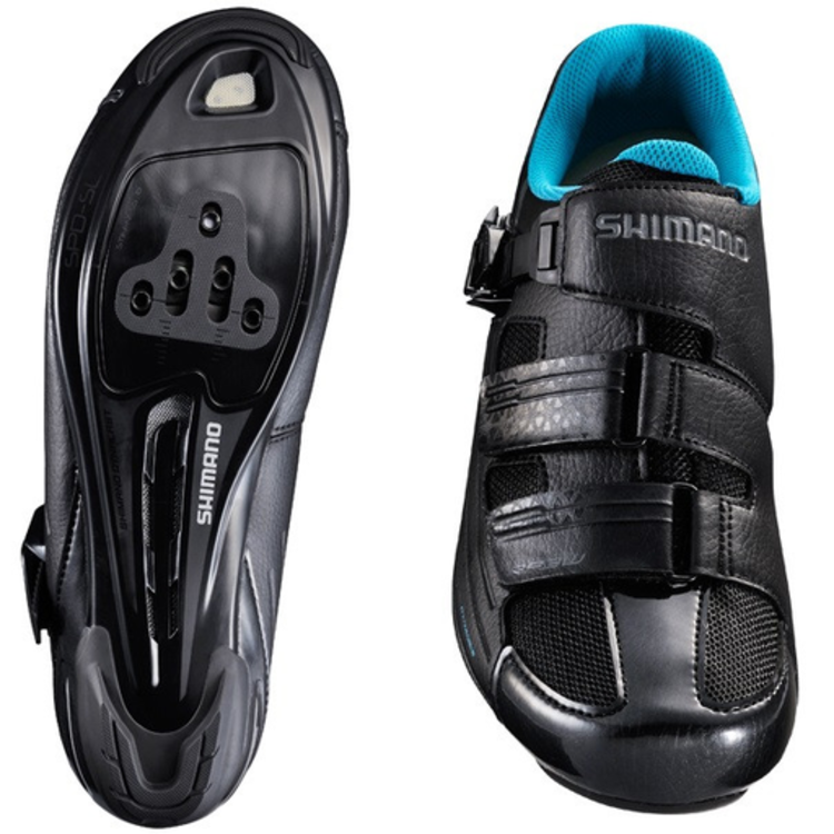 SHIMANO SHIMANO RP3 SOULIER VÉLO NOIR/BLEU FEMME