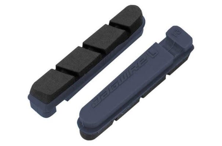 JAGWIRE Jagwire, Road Pro S, Road brake pad inserts (SRAM/Shimano), For Carbon Rims, Blue/Black, Pair