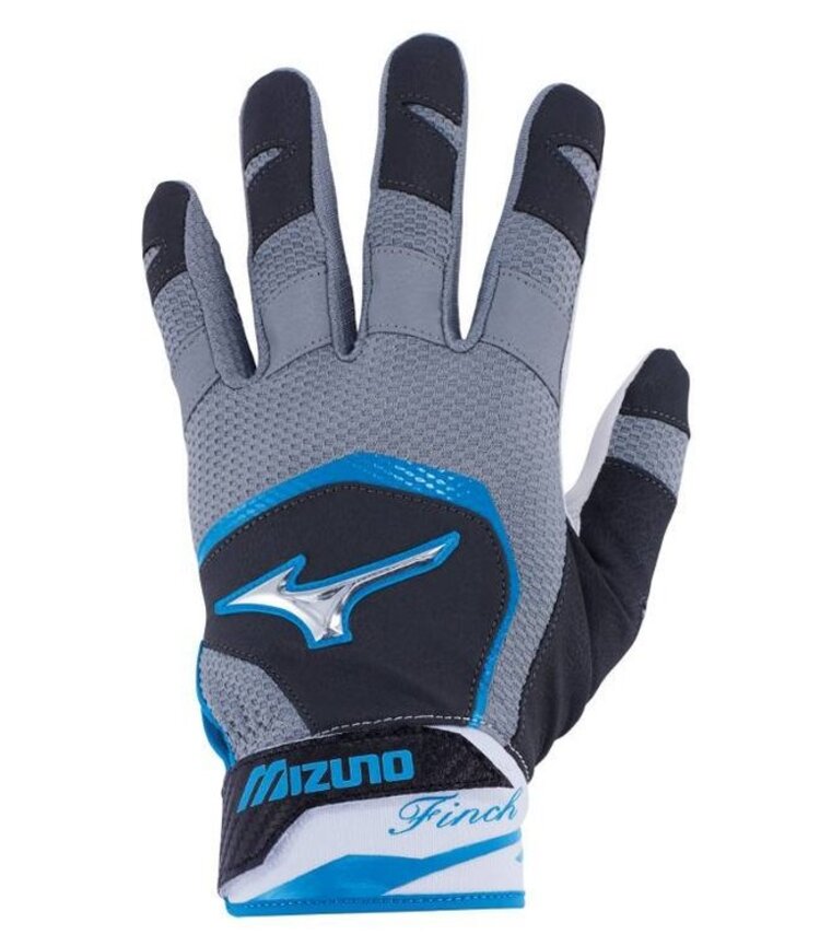 Mizuno MIZUNO FINCH BATTING GLOVES GRIS/BLEU WOMEN