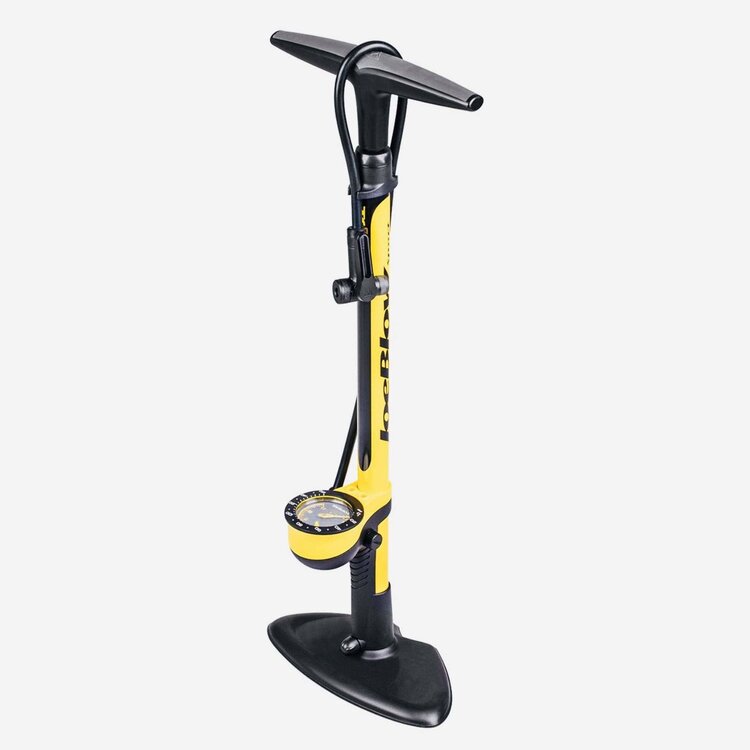 TOPEAK Topeak, Joe Blow Sport III, Floor Pump, TwinHead DX, 160psi, Graduated, Yellow