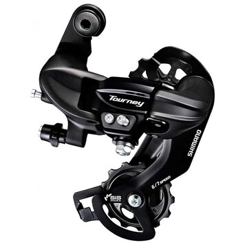 SHIMANO Shimano, Tourney RD-TY300, Dérailleur arrière, 6/7vit., SGS, Noir Attache directe