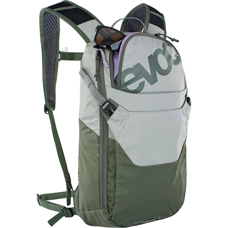 EVOC EVOC, Ride 8, Sac d'hydratation, Volume: 8L, Réservoir: Inclus (2L), Pierre - Olive foncé