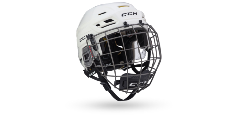CCM Hockey CCM CASQUE TACKS 310 BLANC COMBO