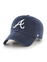 47 brand 47 casquette clean up Navy Braves d'Atlanta MLB