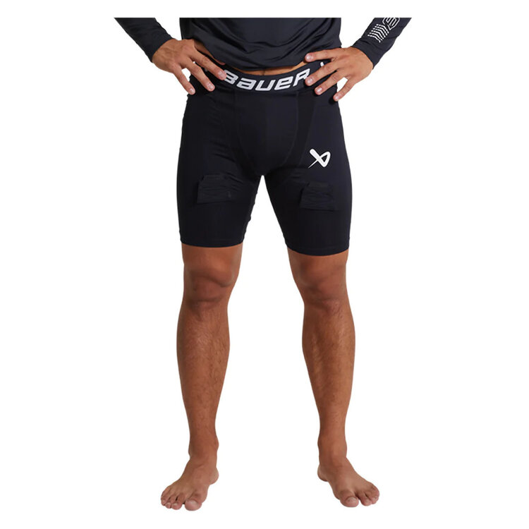BAUER S22 BAUER SHORT DE PERFORMANCE AVEC COQUILLE ADULTE
