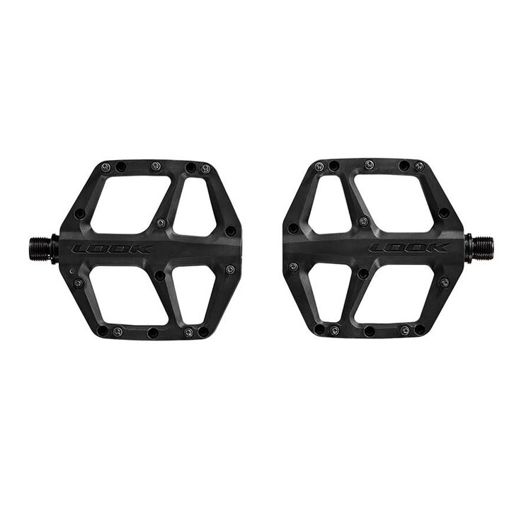 Look Look, Trail Fusion, Platform Pedals, Body: Composite, 9/16'', Black, Pair