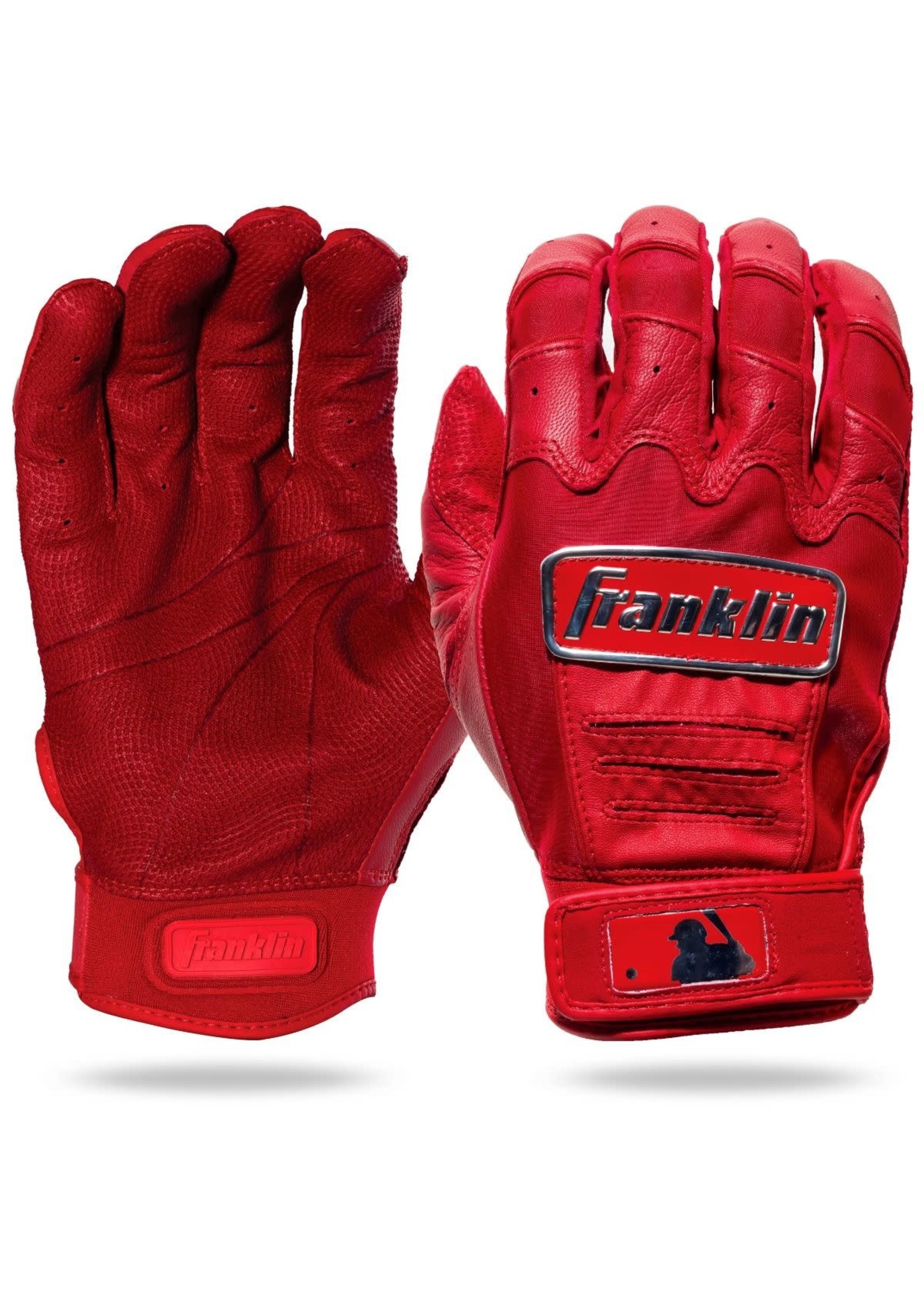 Franklin Sports MLB CFX Pro Paire de gants de frappeur pour adulte Taille M Poire/blanc
