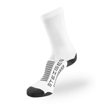 STEIGEN STEIGEN CHAUSSETTE BLANCHE ET NOIR 3/4 UNISEX GRANDEUR 5-12