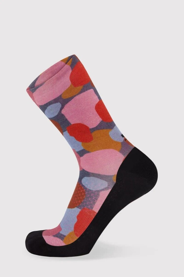 MONS ROYALE MONS ROYALE ATLAS MERINO CREW SOCK UNISEX SPLATTER SMALL