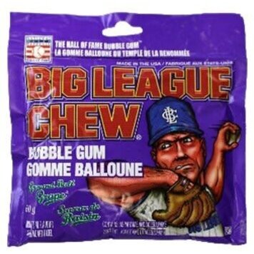 BIG LEAGUE CHEW BIG LEAGUE CHEW GOMME BALLOUNE SAVEUR RAISIN