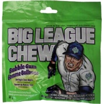 BIG LEAGUE CHEW BIG LEAGUE CHEW GOMME BALLOUNE SAVEUR POMME VERTE