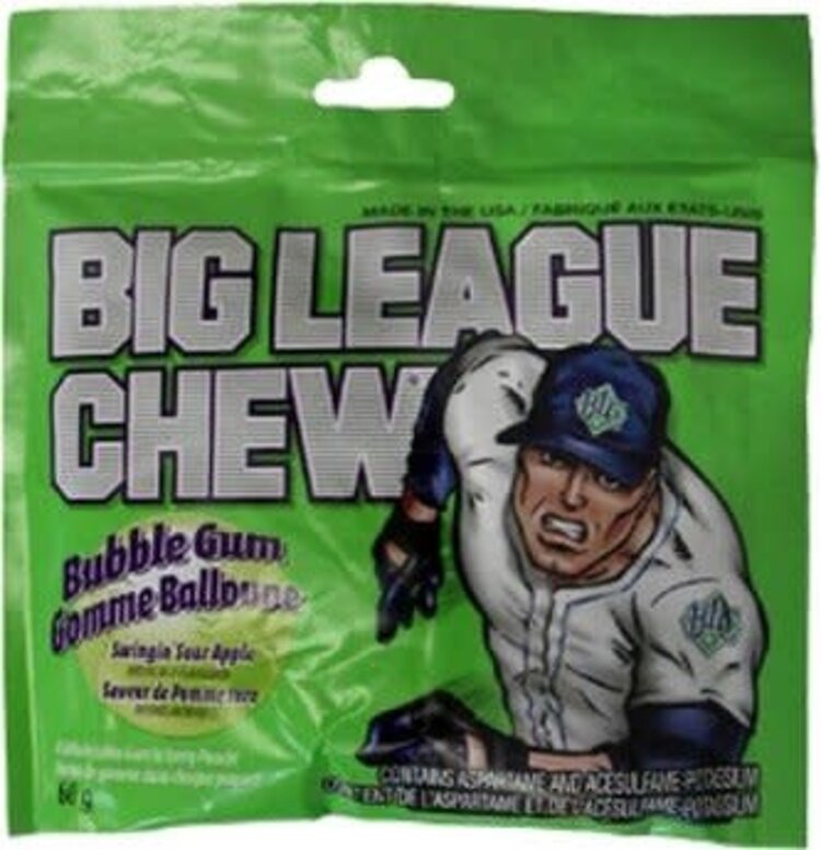 BIG LEAGUE CHEW BIG LEAGUE CHEW GOMME BALLOUNE SAVEUR POMME VERTE