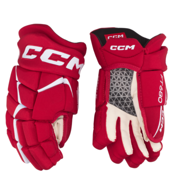 CCM CCM JETSPEED FT 680 GANTS SENIOR ROUGE
