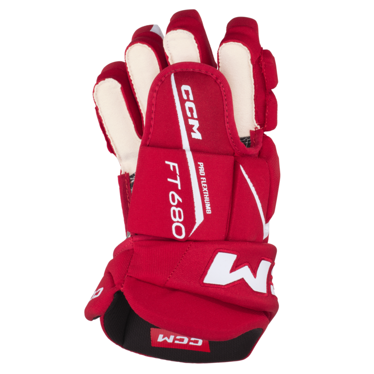 CCM CCM JETSPEED FT 680 GANTS SENIOR ROUGE