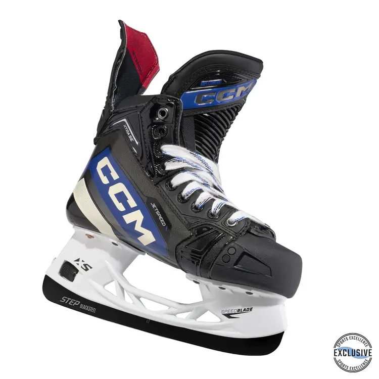 Patins à Glace CCM JetSpeed FT860 Senior - Patins De Hockey Rigide 120, Avec Support Speedblade