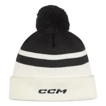 CCM Hockey CCM TEA TUQUE AVEC POMPON NOIR OSFA
