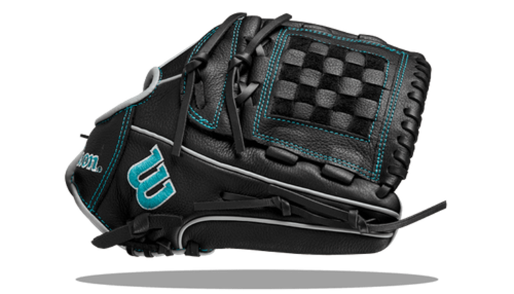 WILSON WILSON A500 SIREN GANT SOFTBALL 12'' NOIR/TURQUOISE