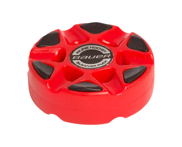 Bauer Hockey BAUER RH SLIVVVER PUCK RED SINGLE