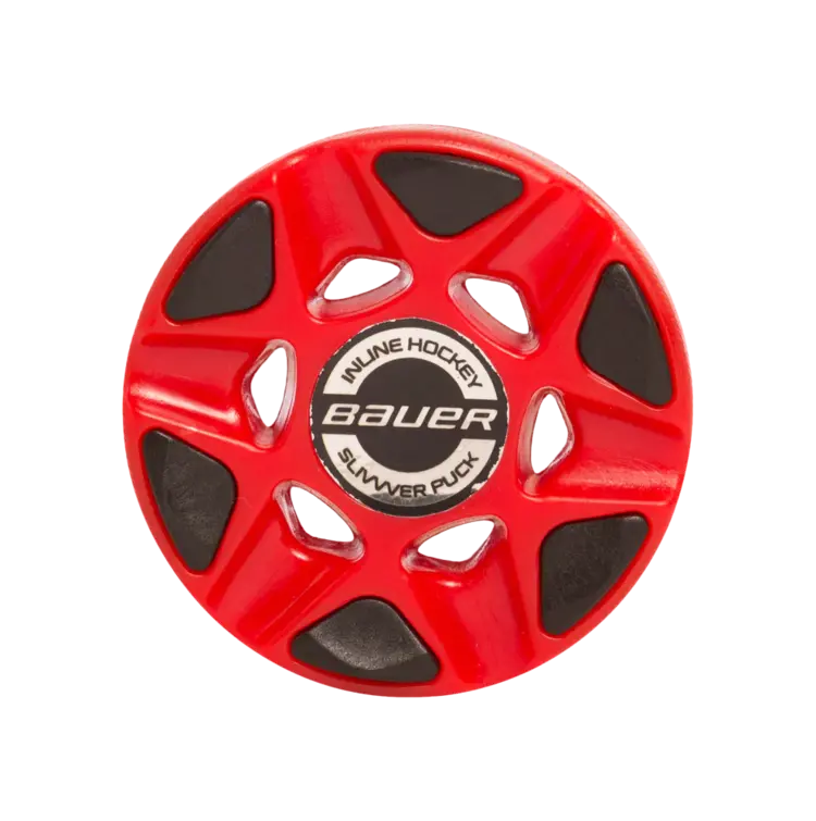 Bauer Hockey BAUER RH SLIVVVER PUCK RED SINGLE