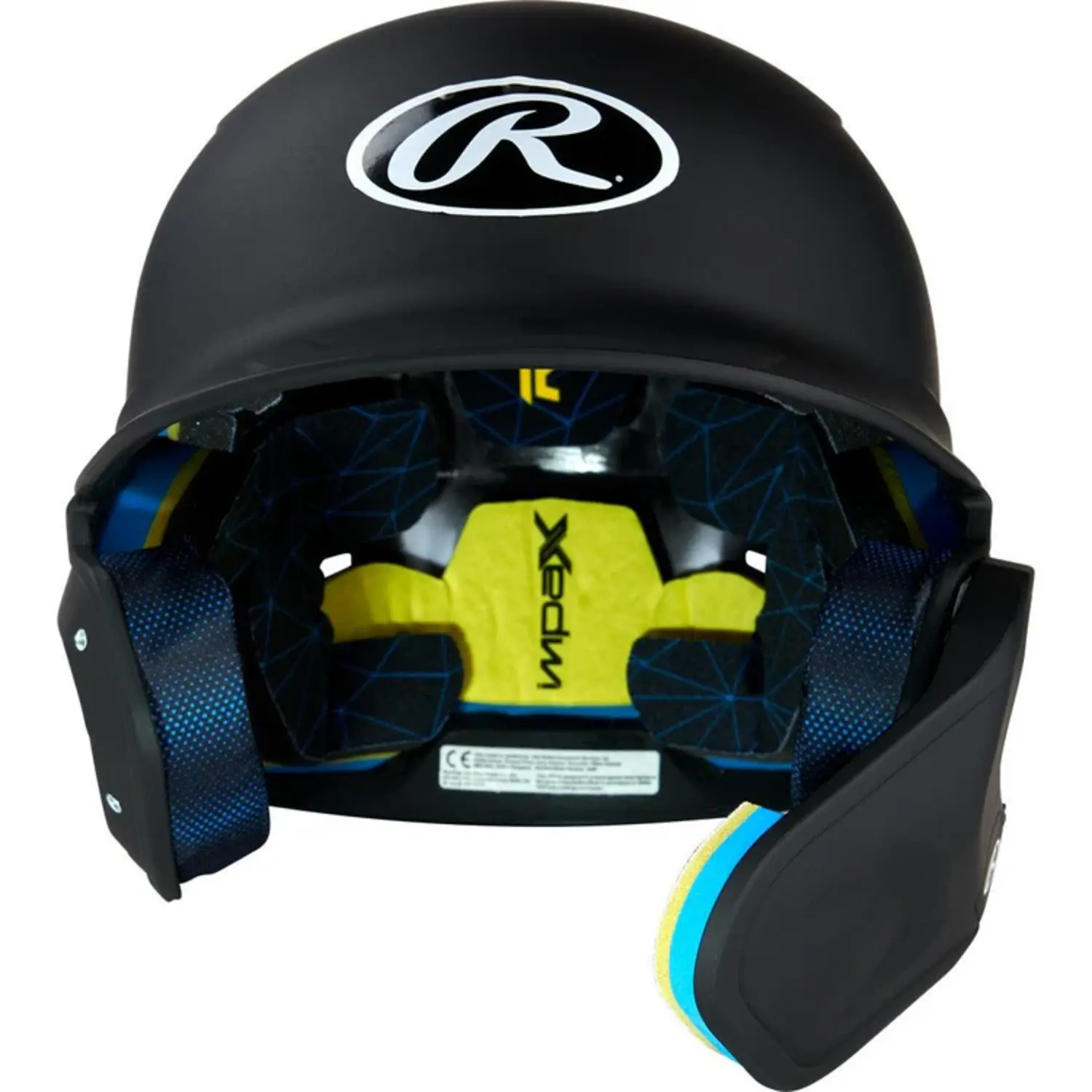 Protège-mâchoire Baseball Rawlings – Noir – Extension De Casque (Batteur) – Main Gauche
