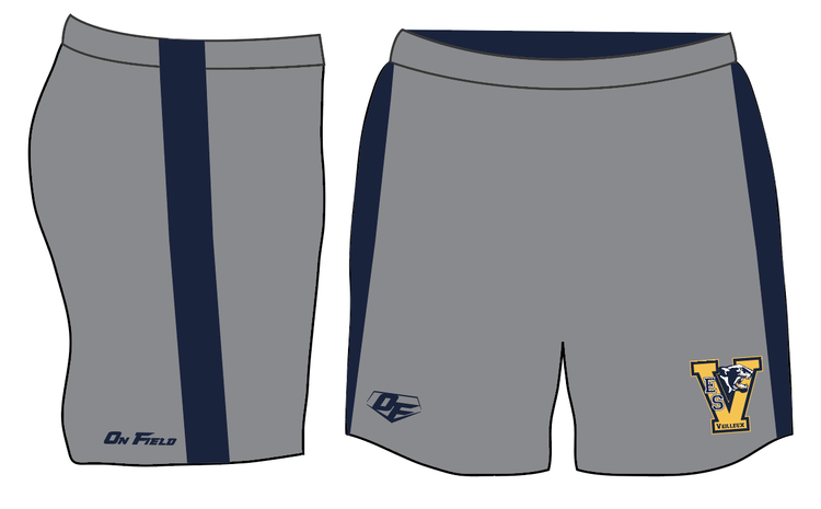 ON FIELD SHORT ESV GRISE