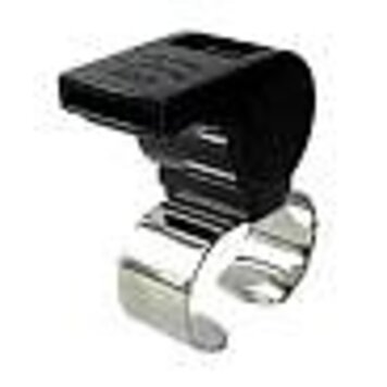 BLUE SPORTS LARGE SQUARE MOUTH PIECE WHISTLE WITH ADJUSTABLE FINGERGRIP