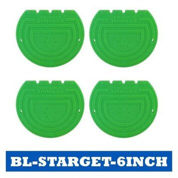 BLUE SPORTS CIBLES MAGNÉTIQUES 6 POUCES (ENSEMBLE DE 4 CIBLES)