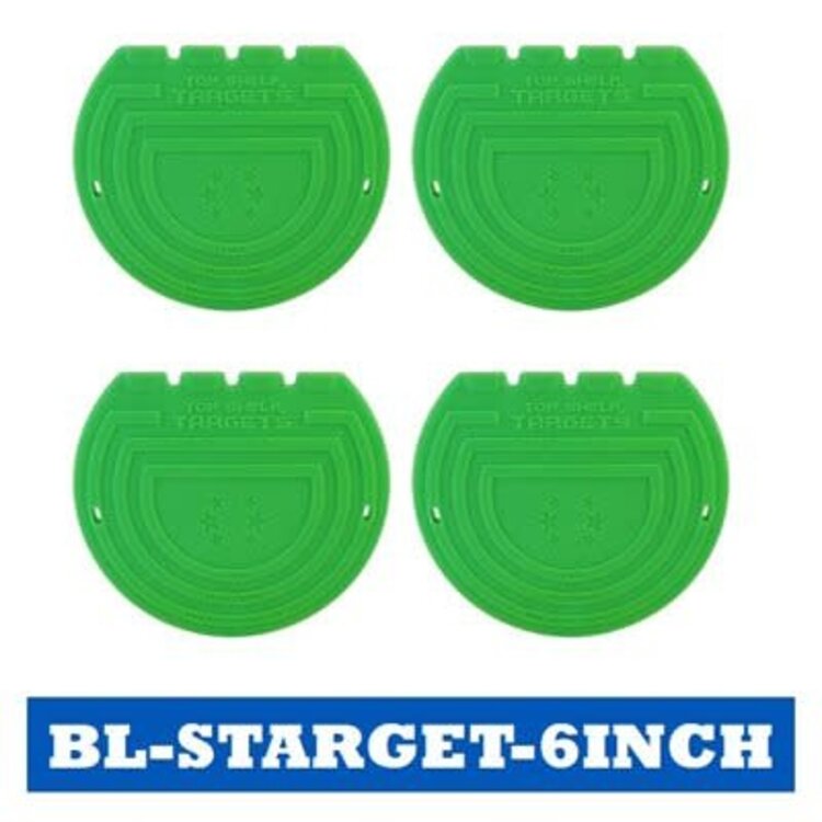 BLUE SPORTS CIBLES MAGNÉTIQUES 6 POUCES (ENSEMBLE DE 4 CIBLES)