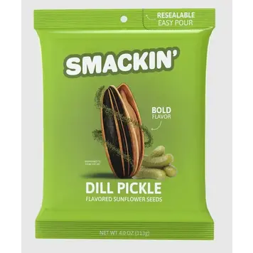 SMACKIN SMACKIN GRAINE DE TOURNESOL CORNICHONS (SAC DE 4OZ)