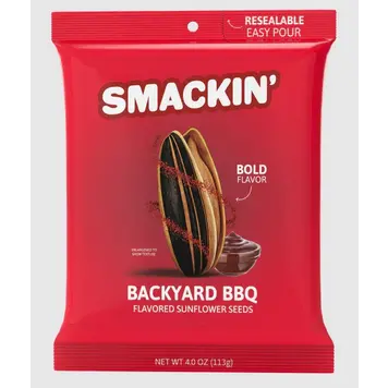 SMACKIN SMACKIN GRAINE DE TOURNESOL BBQ (SAC DE 4OZ)