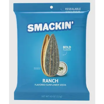 SMACKIN SMACKIN GRAINE DE TOURNESOL RANCH (SAC DE 4OZ)