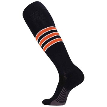 TCK TCK BAS DUGOUT SERIES PATTERN ''D'' NOIR-ORANGE-BLANC