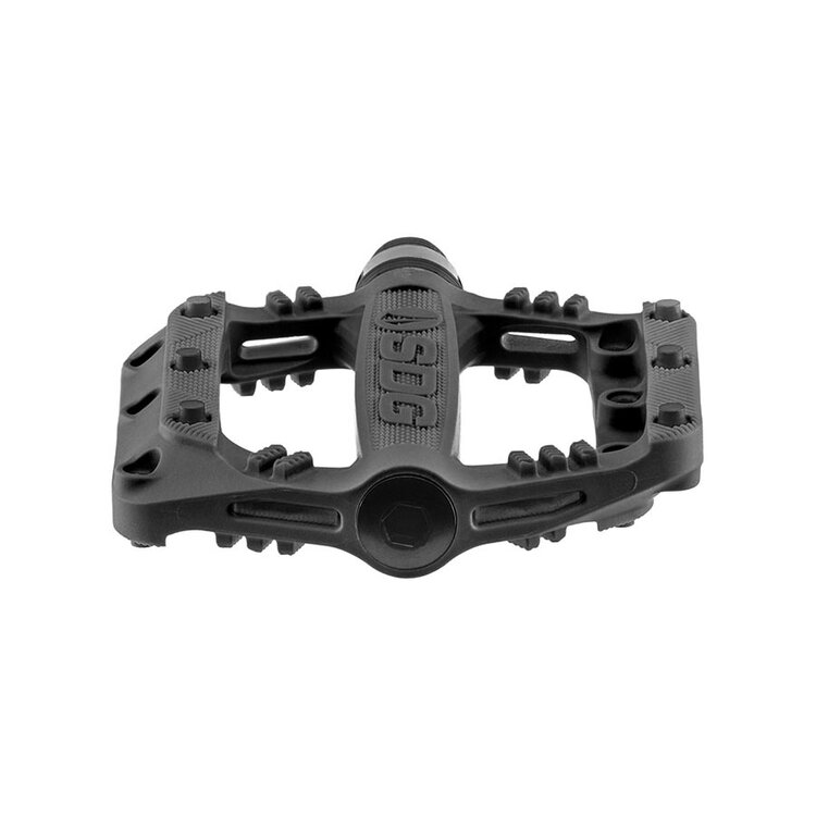 SDG Components SDG Components, Slater, Pédales plateformes, Corps: Nylon, Axe: Cr-Mo, 9/16'', Noir, Paire