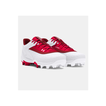 UNDER ARMOUR UNDER ARMOUR LEADOFF LOW RM 3.0 CRAMPONS BASEBALL JUNIOR ROUGE
