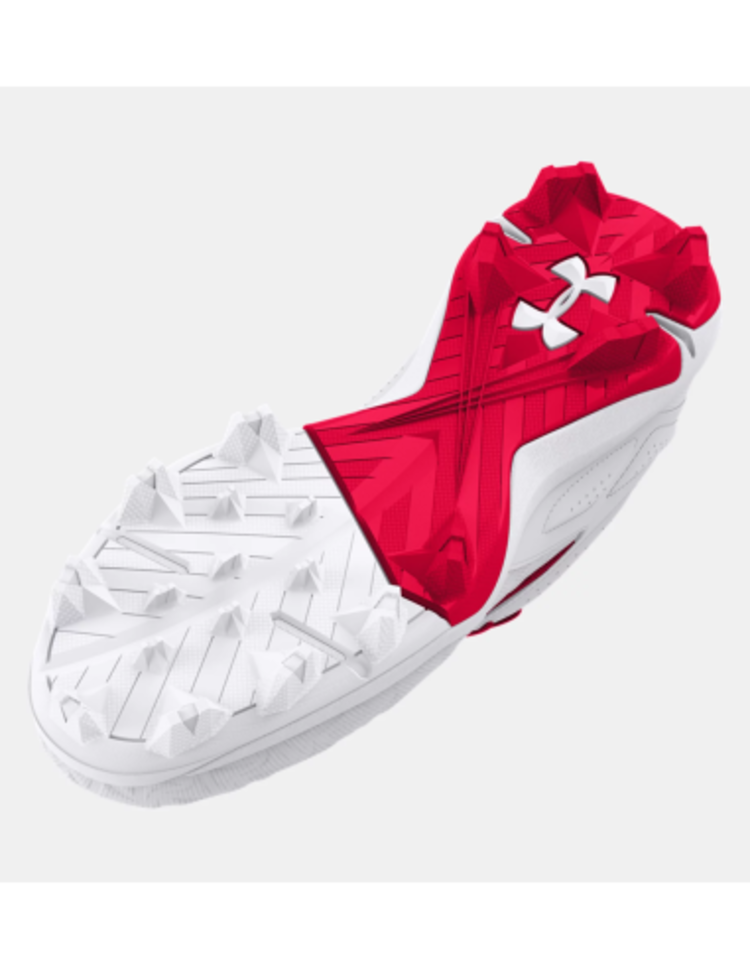 UNDER ARMOUR UNDER ARMOUR LEADOFF LOW RM 3.0 CRAMPONS BASEBALL JUNIOR ROUGE