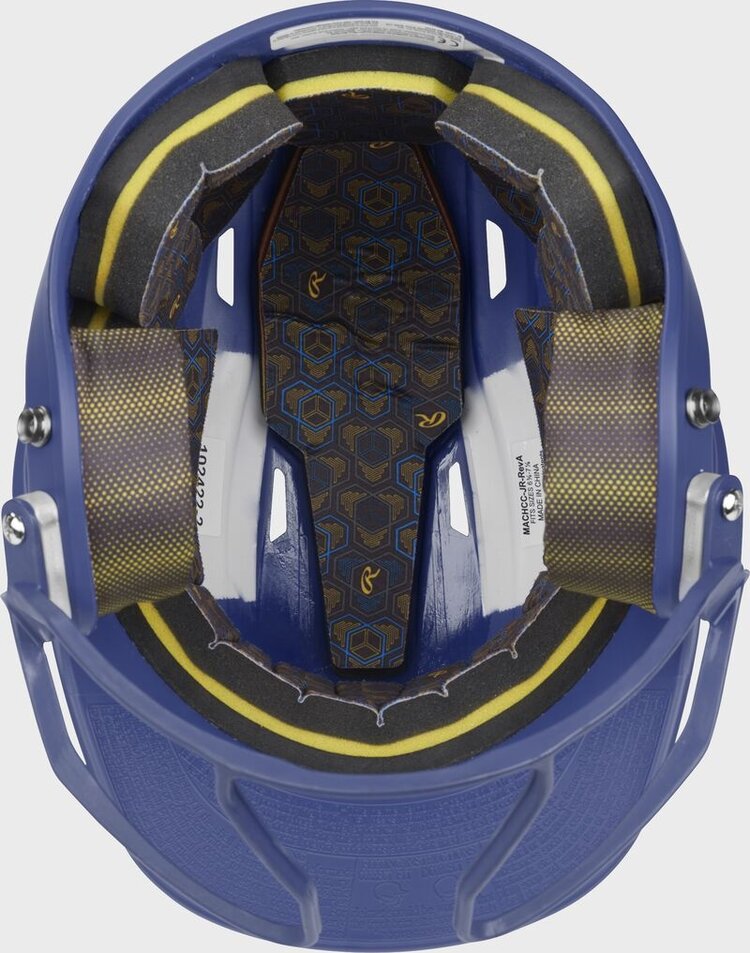 Rawlings RAWLINGS MACH HI-VIZION CASQUE DE FRAPPEUR FASTPITCH BLEU ROYAL