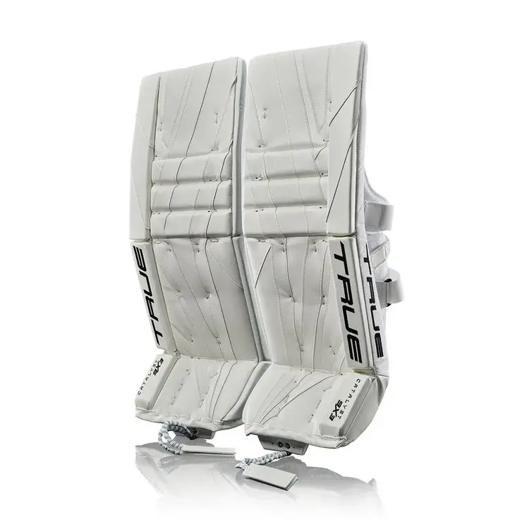 True Hockey TRUE CATALYST 9X3 JAMBIERE DE GARDIEN DE BUT SENIOR BLANC