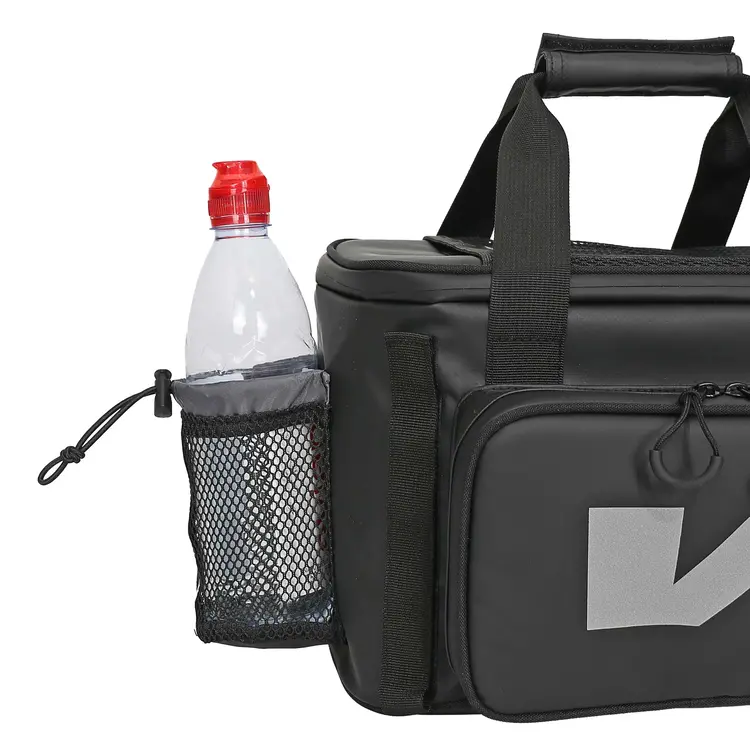 VELEC VELEC SACOCHE ARRIÈRE IMPERMÉABLE CLASSIQUE AVEC POCHETTES LATÉRALES NOIR